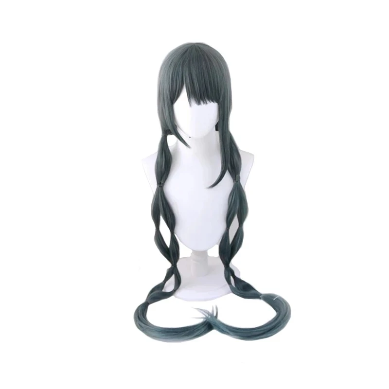 Женский парик для косплея Danganronpa Killing чабашира тенко голубые длинные косички из