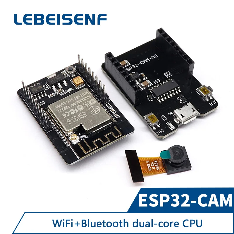 

Макетная плата ESP32-CAM WIFI + Bluetooth 2 в 1, двухъядерный процессор с низким энергопотреблением