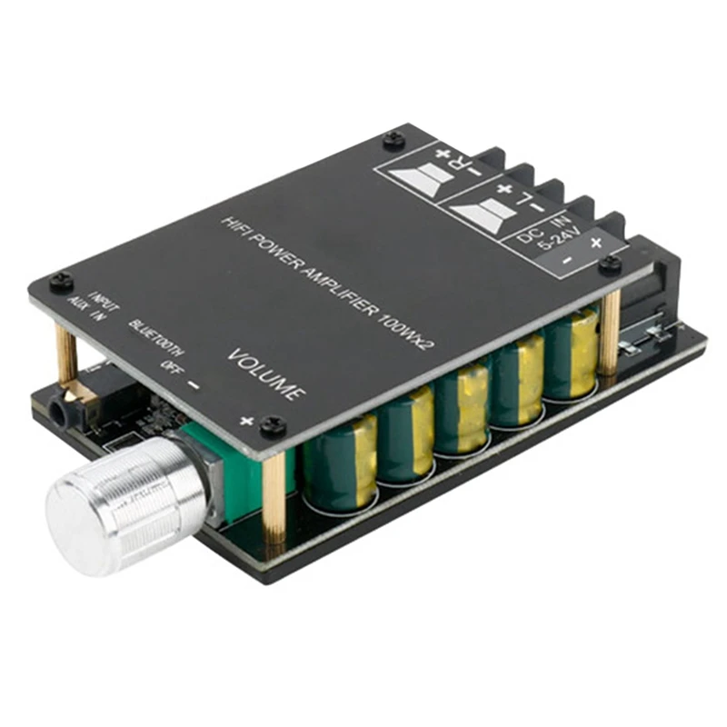 

TPA3116D2 Fever-Grade HIFI Hi-Fi 2.0 Stereo Bluetooth Digital Power Amplifier Board 100Wx2