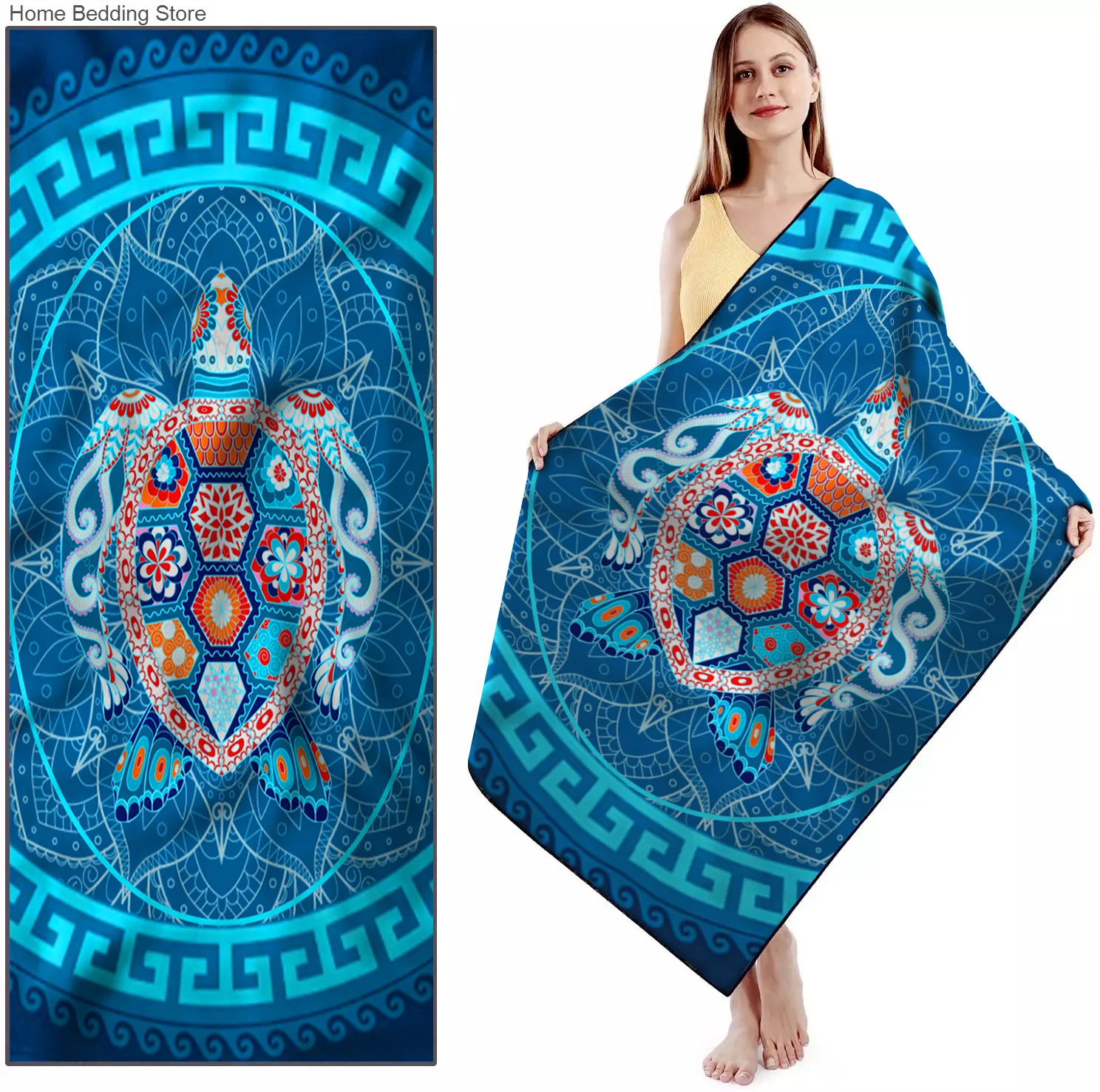 Adult Swimming Towel Microfiber Beach Towel
