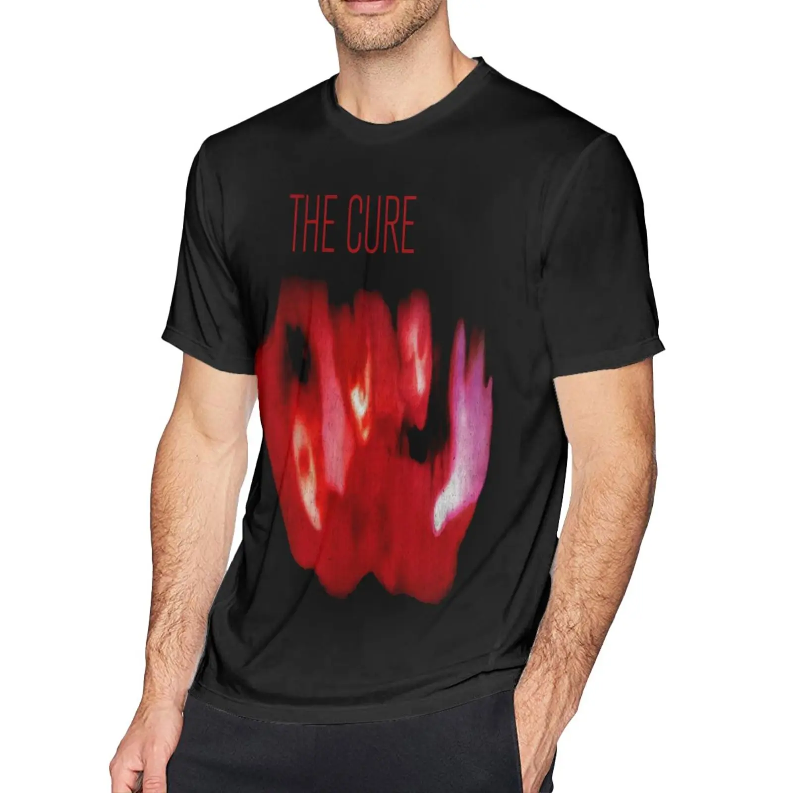 

Официальная Мужская футболка The Cure с порнографией, Женская Мужская футболка оверсайз, мужские футболки, мужские футболки, аниме Харадзюку