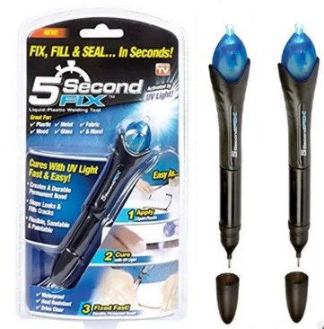 1 pcs 5 Second Fix UV Light Repair Tool With Glue Super Powe