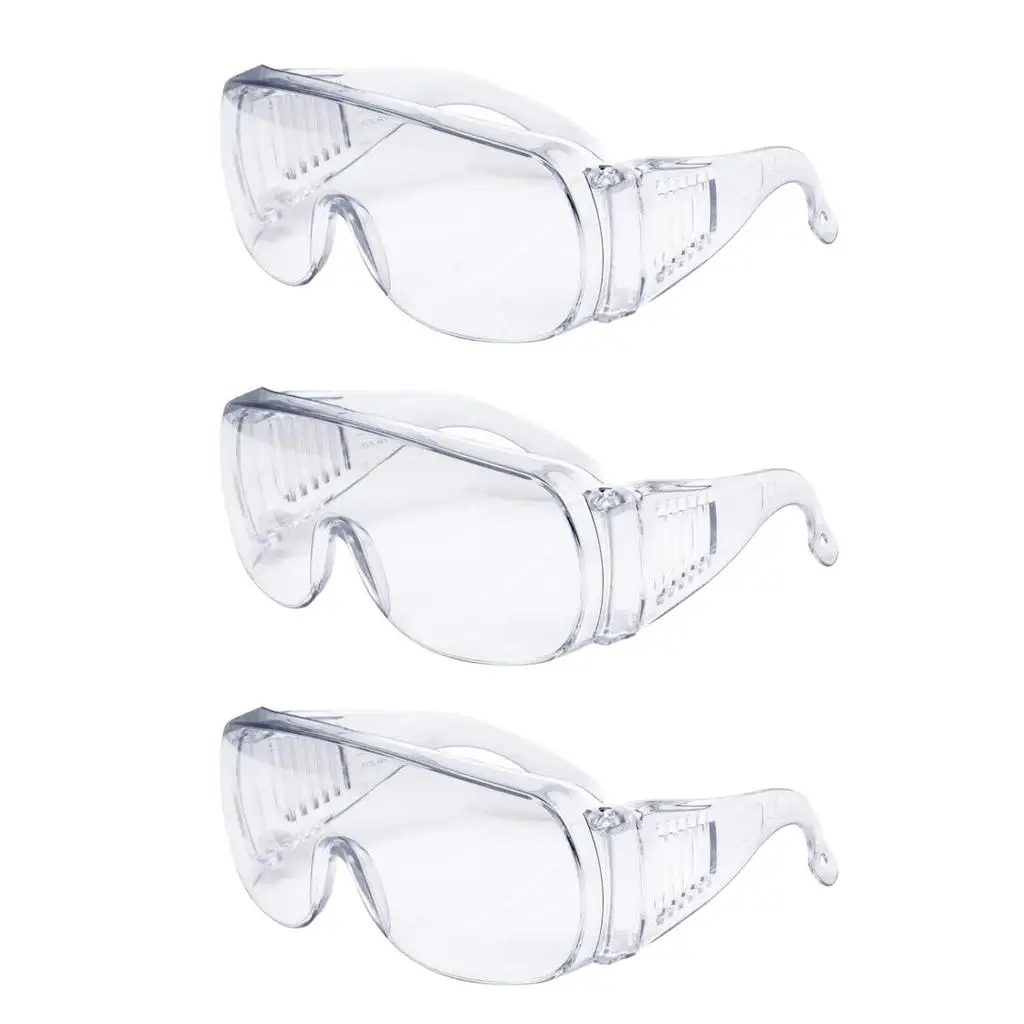 

3x Safety Goggles Anti-spitting Fog Glasses Spectacles for Eye , Anti-Scratch, , Dust-Proof