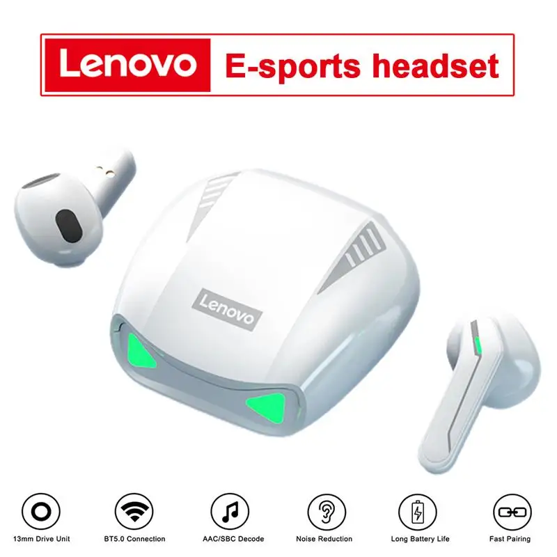 

Lenovo XT85 Wireless Earphone Professional Game Tws Headset Bluetooth Stereo Headphones Low Latency Gaming Earbuds With Dual Mic