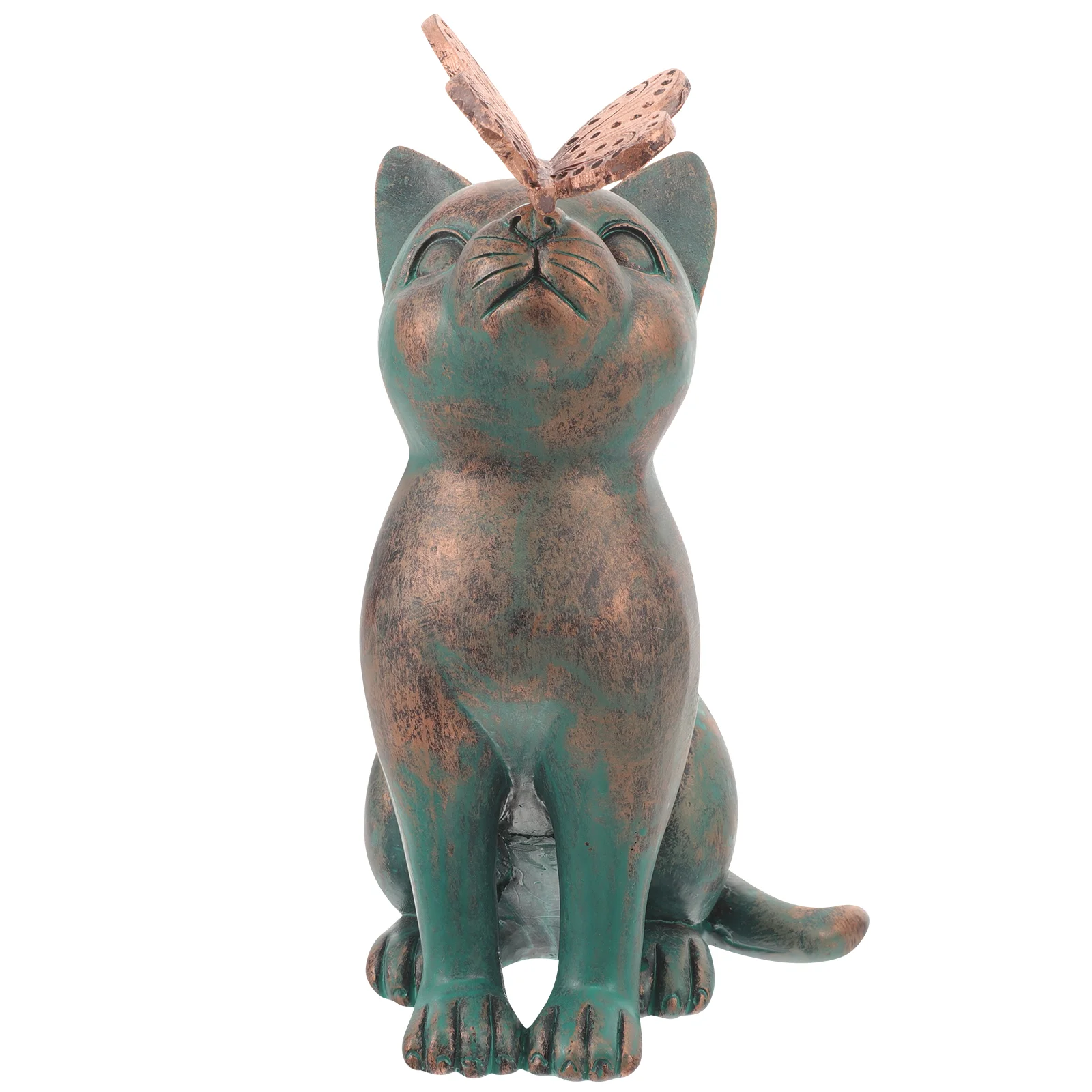 

Mini Figurine Cartoon Cat Decoration Tiny Animal Figure Miniature Resin Cat