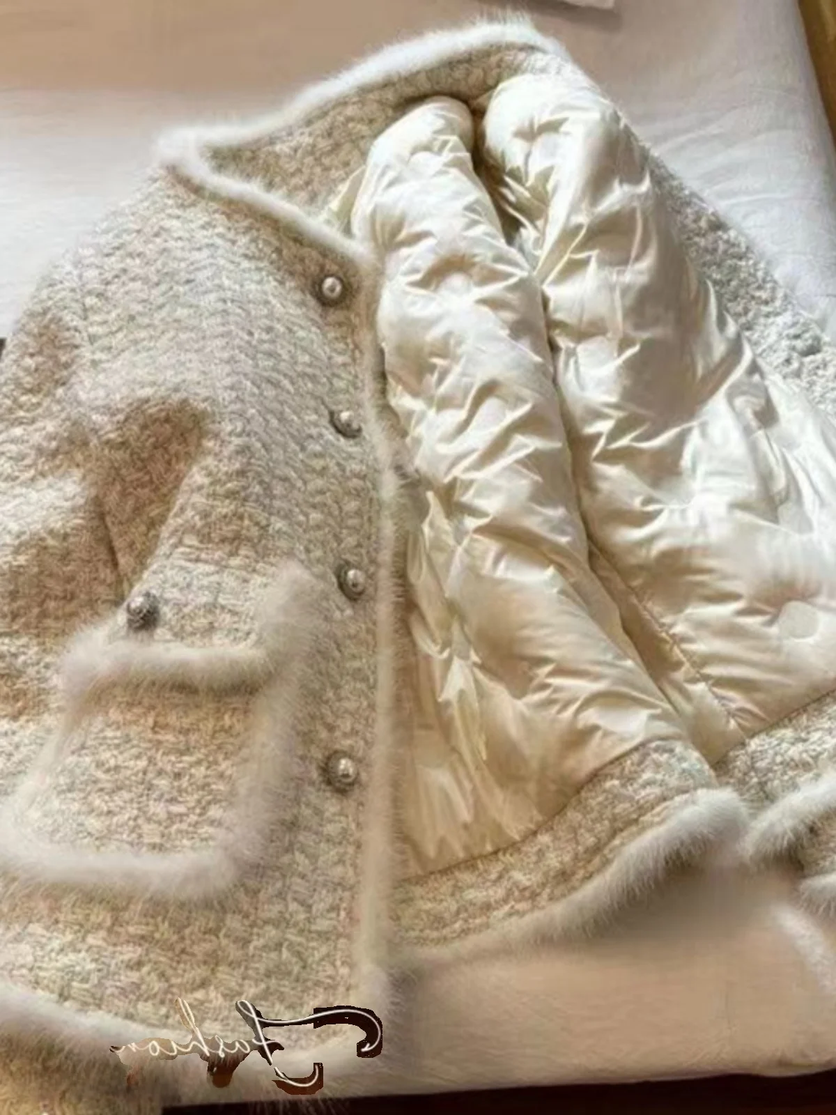 Светский темперамент Изящный пуховик для женщин Осень и зима Новый