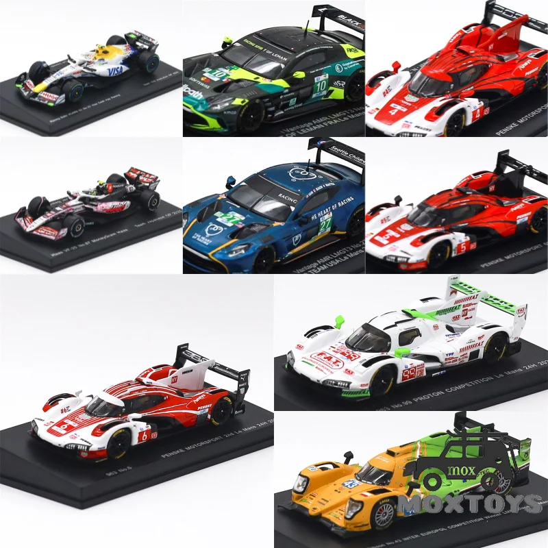Фото Модель автомобиля SPARK 1:64 VCARB NO.22 HAAS VF-25 NO.87 Oreca 07 LMGT3 Le Mans №1