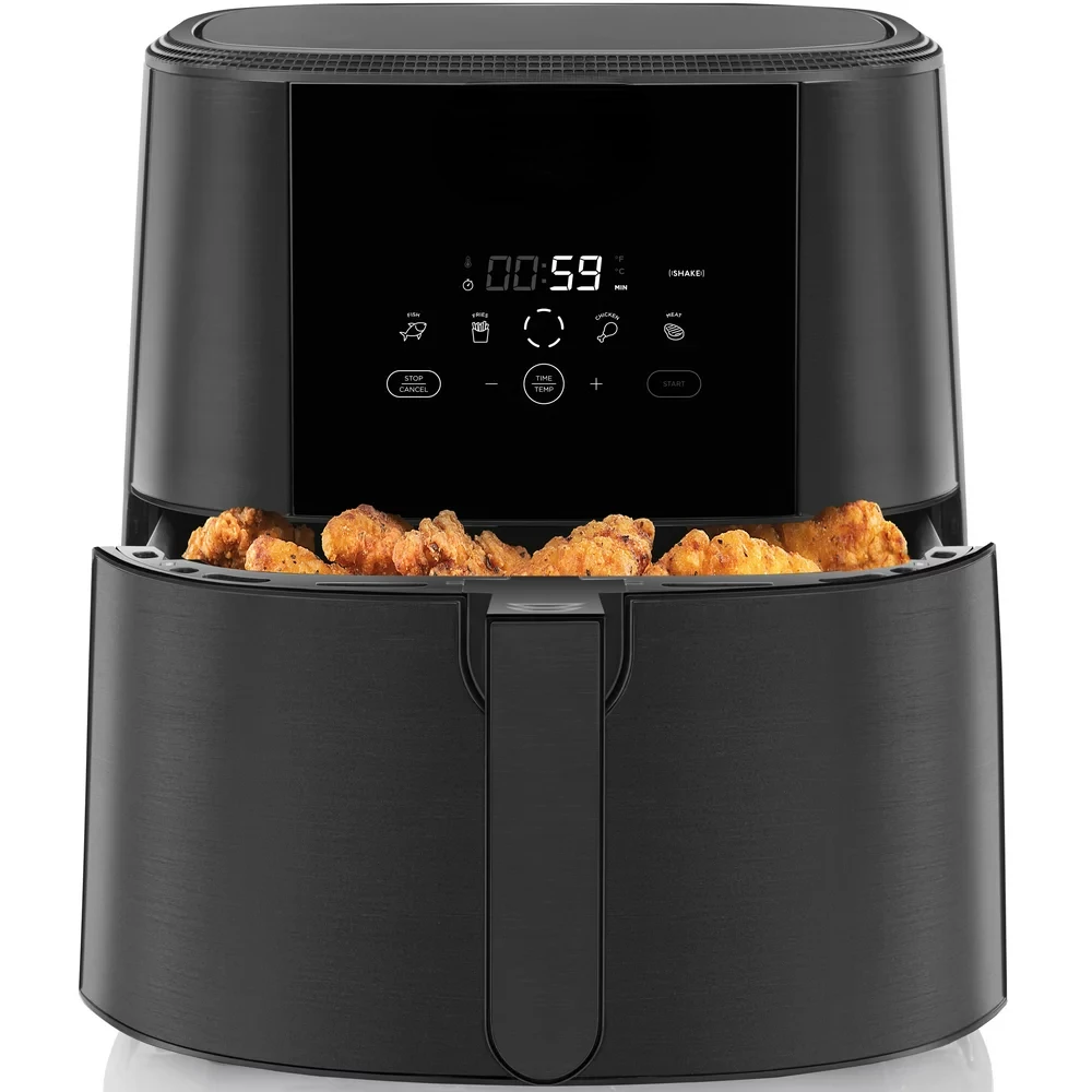 

Air Fryer, 8 Quart Family Size, One- Digital for Healthy Cooking, Presets for French Fries, Chicken, Meat, Fish, Nonstick Dishw