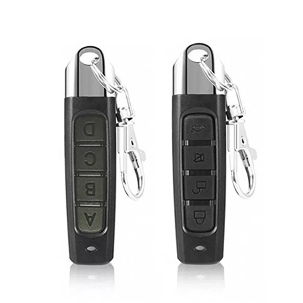 

433MHz Copy Remote Control Electric Garage Door Duplicator Fixed Code Learning Code Rolling Code 12V 4-Button Transmitter Remote