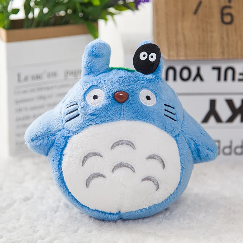 Фото Новая плюшевая игрушка Totoro, 20 см, 30 см, маленький размер, японская аниме-фигурка Susuwatari, плюшевая кукла Тоторо, детские игрушки, подарок на ден... №5
