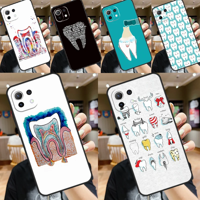 Чехол стоматологический для POCO F6 X6 Pro X5 X3 F3 F5 M6 M5s Xiaomi 14 Ultra 12 13 Lite 11T 12T 13T
