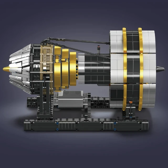 Строительный блок Mould King 10141 технический автомобиль моторизованный самолет