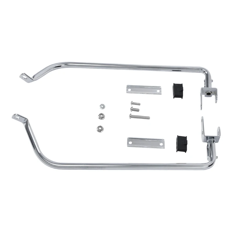 

Motorcycle Saddlebag Support Bracket Hardware Kit For Harley Touring Street Glide Road Glide 2014-2023 15 16 17 18 19 22 Chrome