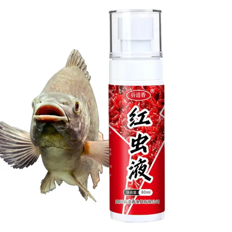 

Приманка для рыбы с красным ароматом червя, 80 мл, жидкая приманка с красным червем, приманка с ароматом рыбы, добавка для рыбы, концентрирова...