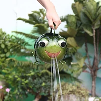 creative american frog shower exquisite iron metal flower crafts light luxury plant watering can garden decor ornaments gifts