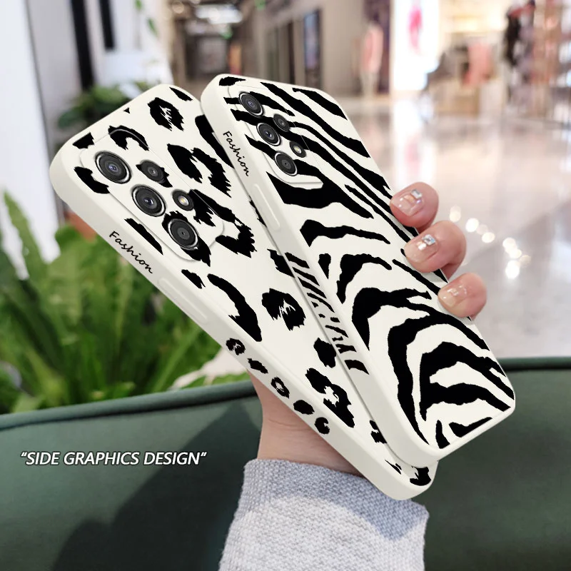 

Animal Stripes Case For Samsung A73 A53 A33 A23 A13 A03 A03S A72 A52 A52S A32 A02S A02 A12 A71 A51 A31 A22 A04S A04 4G 5G Cover