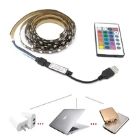 led strip light rgb 5050 smd 2835 flexible ribbon fita led light strip rgb 1235m tape diode dc 5v remote control