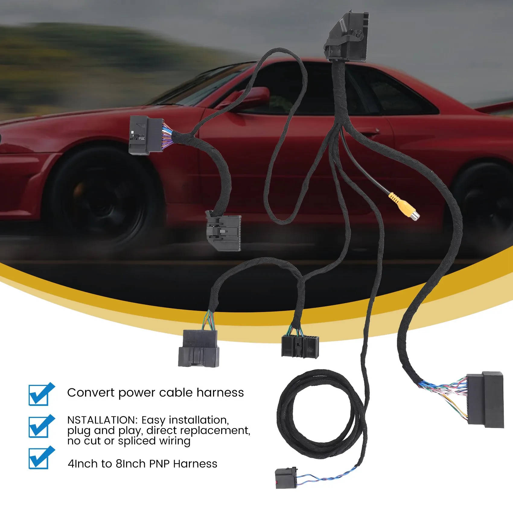 Кабель питания с преобразователем PNP 4-8 дюймов адаптер для Edge SYNC 1 2 to 3