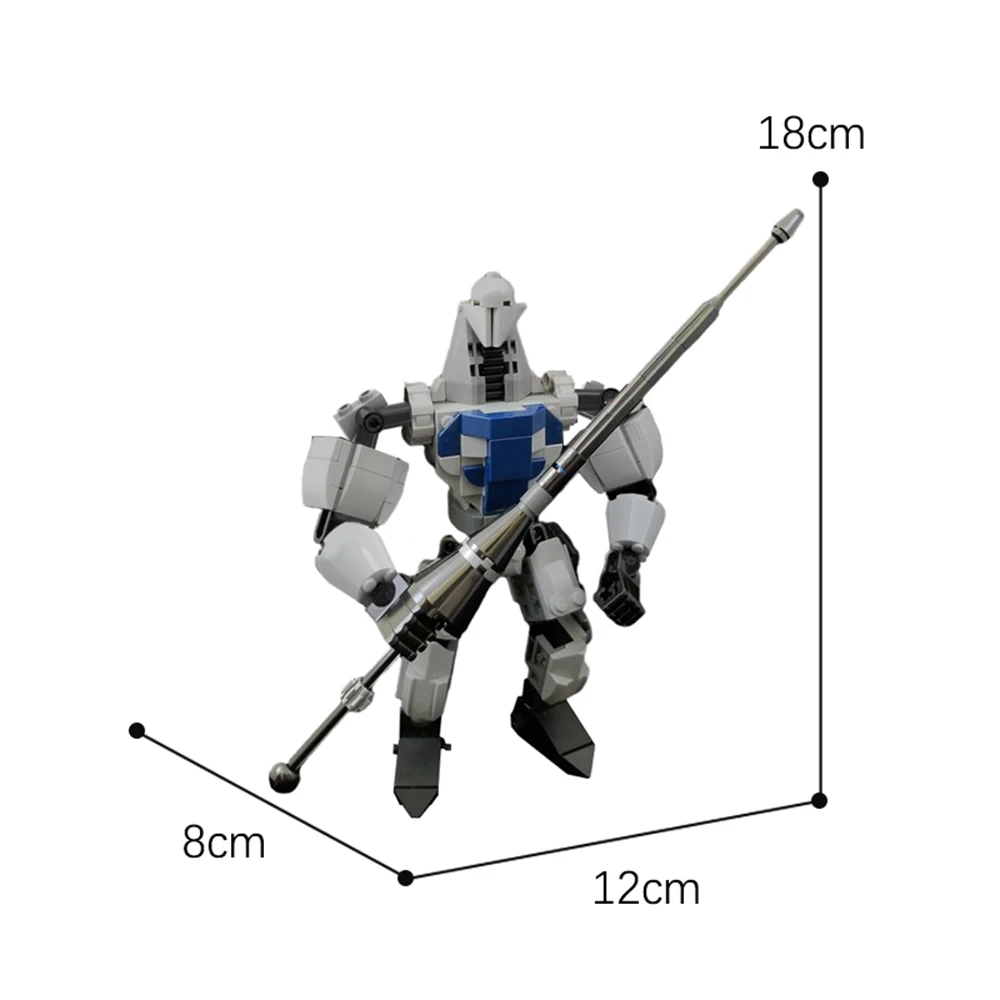 Модель солдат MOC 2003 из космических войн фигурки воинов конструктор сделай сам