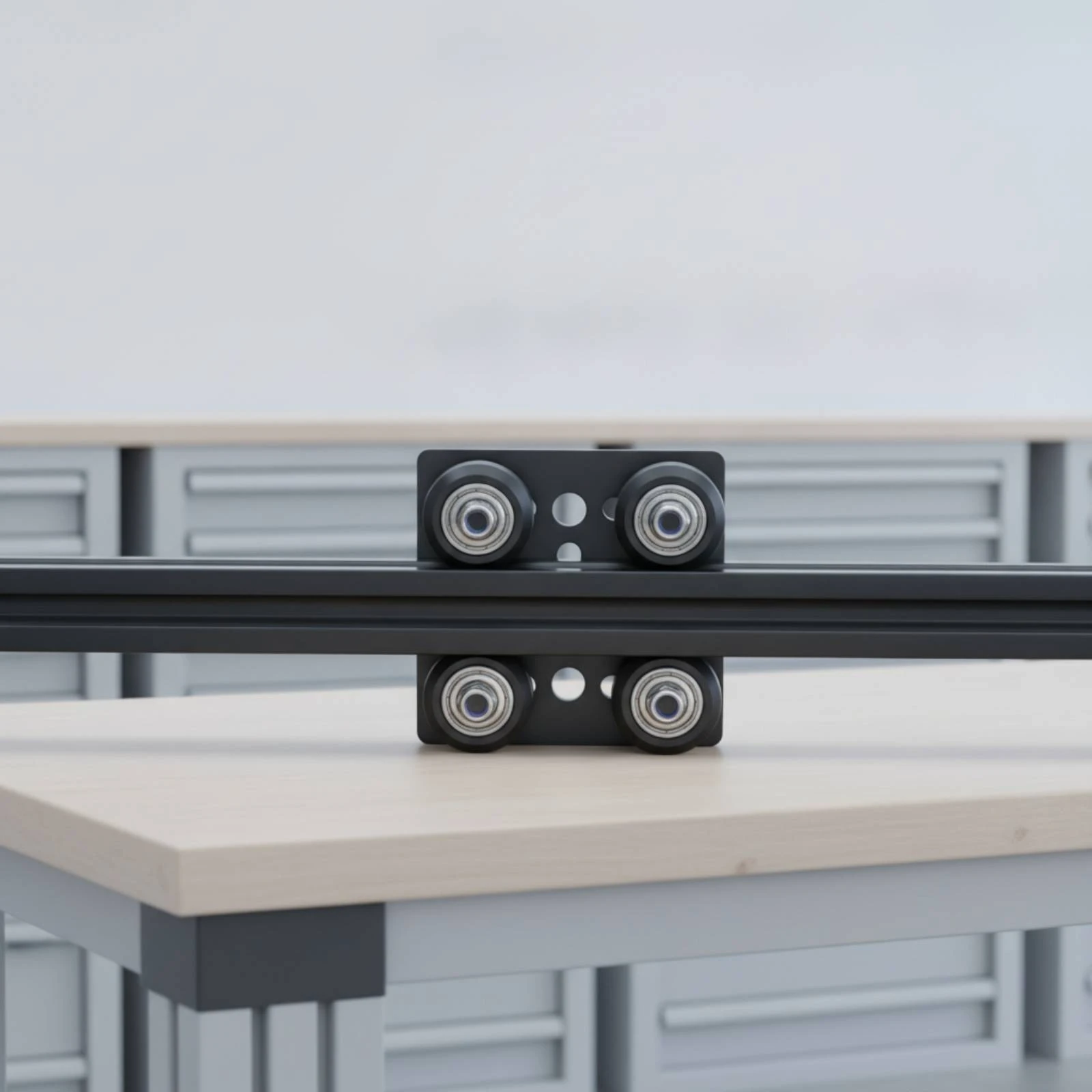 Фото Пластина V-Slot Gantry с колесами, стабильная, с низким коэффициентом трения, жесткая, для DIY-проектов и 3D-принтеров №2