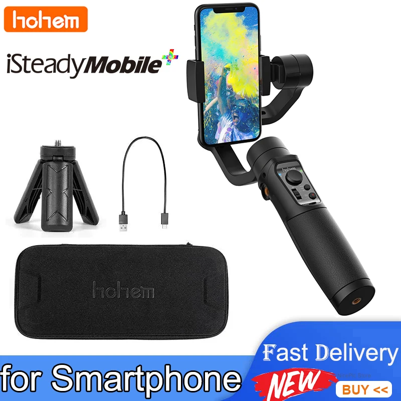 

3-осевой Ручной Стабилизатор Hohem iSteady Mobile Plus, селфи-Палка для телефона, штатив для Huawei, Xiaomi, iPhone 13, 12 Pro/Max