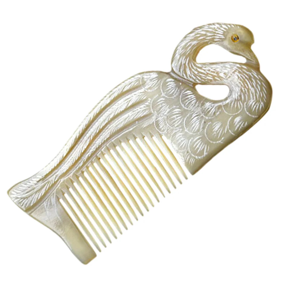 

Comb Hair Horn Anti Static Ox Scalp Beard Smoothing Health Care Wide Tooth Detangling Caring Natural Naatural Styling Haircut