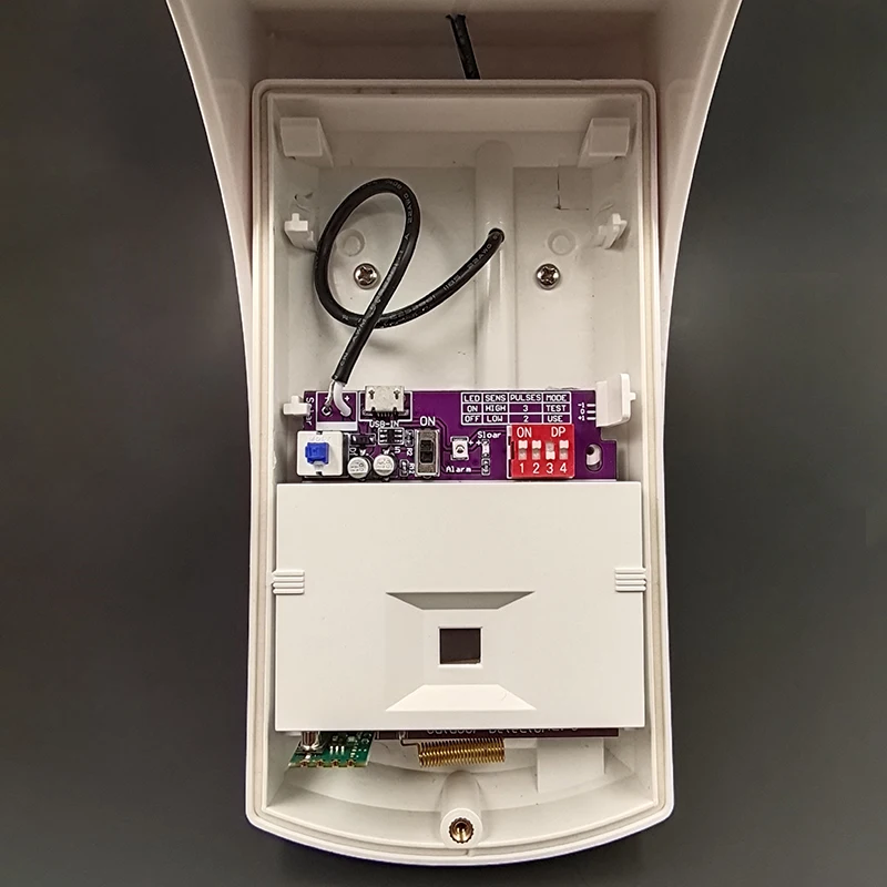 Уличный 433 МГц EV1527 Беспроводной солнечный заряд Пассивный ИК датчик движения