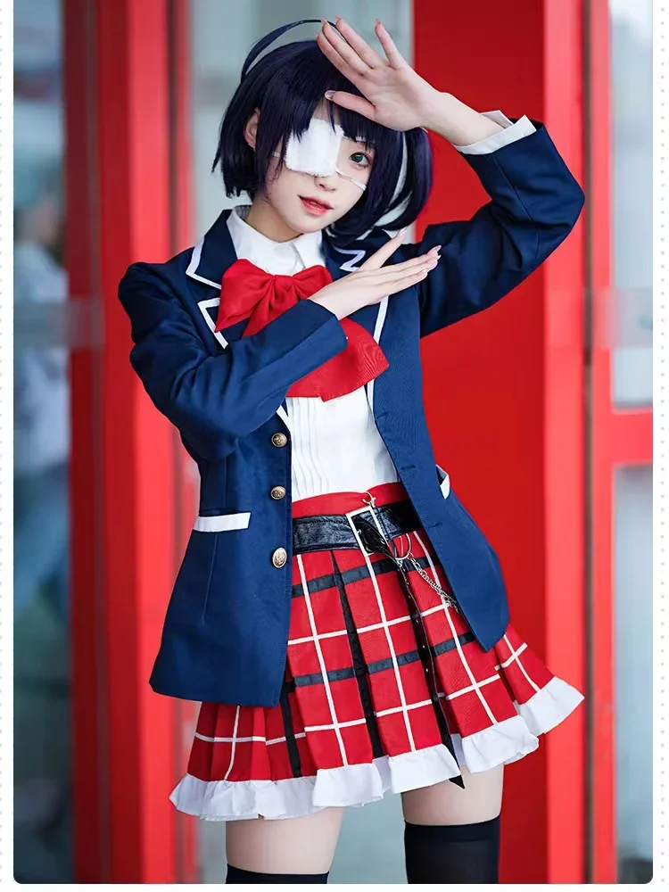 

Аниме Love Chunibyo, другие бреда, Женский костюм для косплея, парик, Женская юбка, Униформа, костюм на Хэллоуин