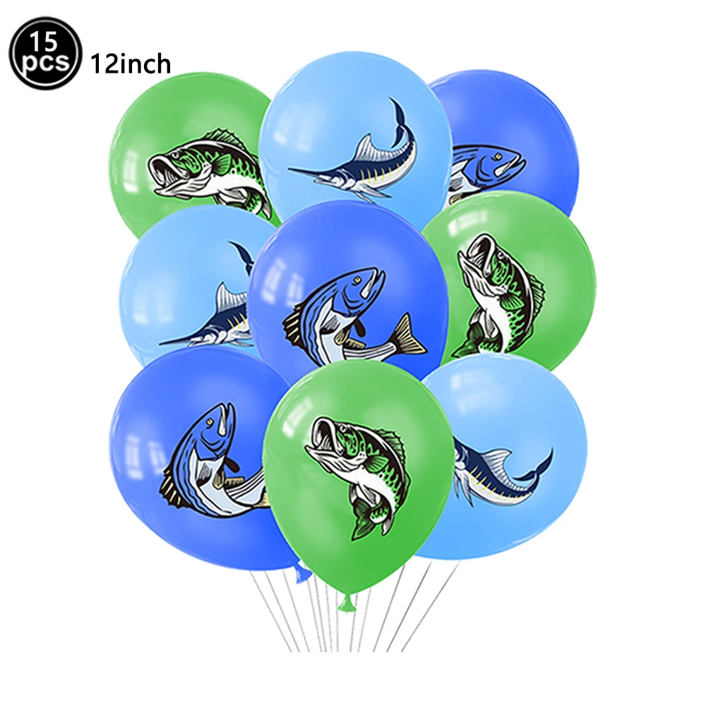 

12-дюймовый латексный воздушный шар "Рыба под морем"