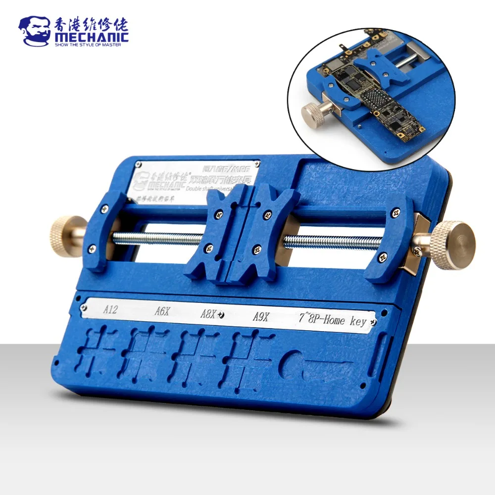 

Mechanic MR6 Universal PCB Holder High Temperature Precision Double-Bearings Fixture Motherboard Chip Desoldering Fixture Tools