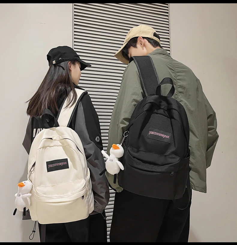 

College Student Women School Bags Cute Female Backpack Waterproof Kawaii Book Bag Ladies Teen Girl Backpacks Fashion Nylon