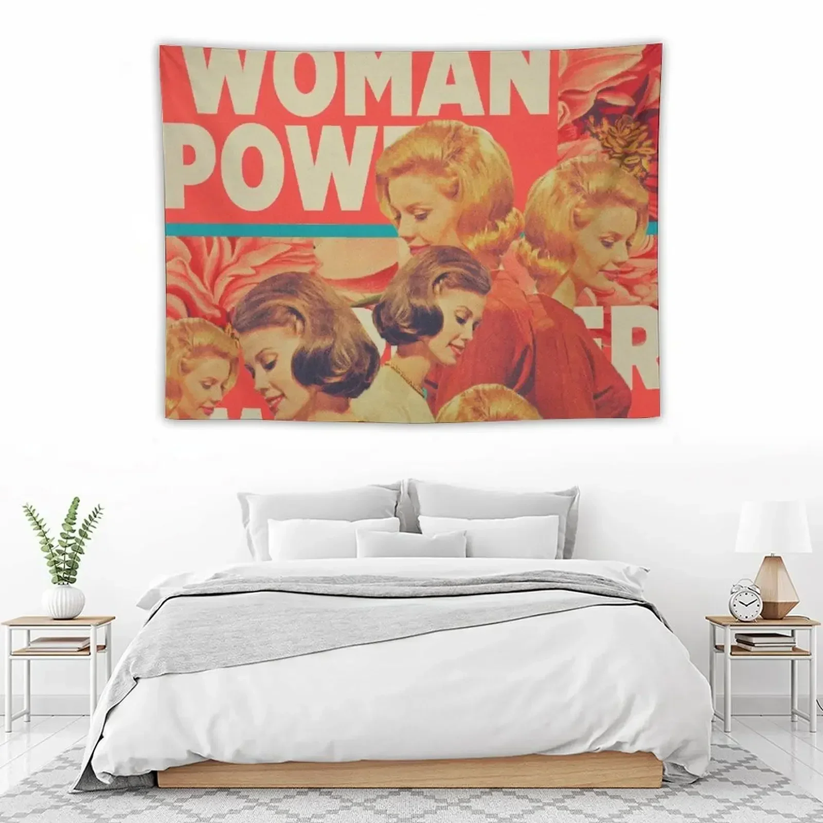 Женский гобелен Power украшение стены обои домашний декор
