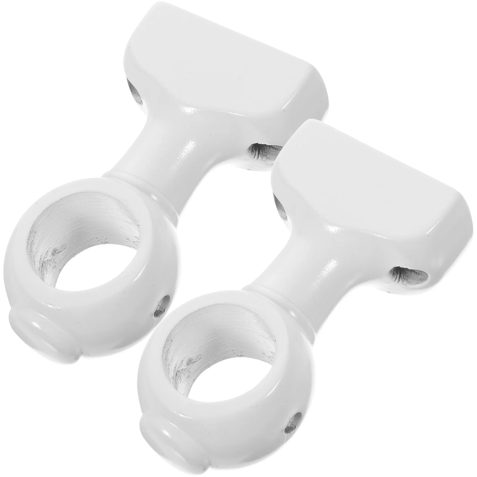 

2pcs Hotel Indoor Home Curtain Brackets For Curtain Rod Wooden Curtain Rod Holders Brackets Curtain Rod Brackets