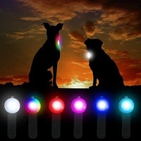 led pet light pendant waterproof dog tag dog tag led night flashing light pendant dog collar pendant dog collar luz perro noche