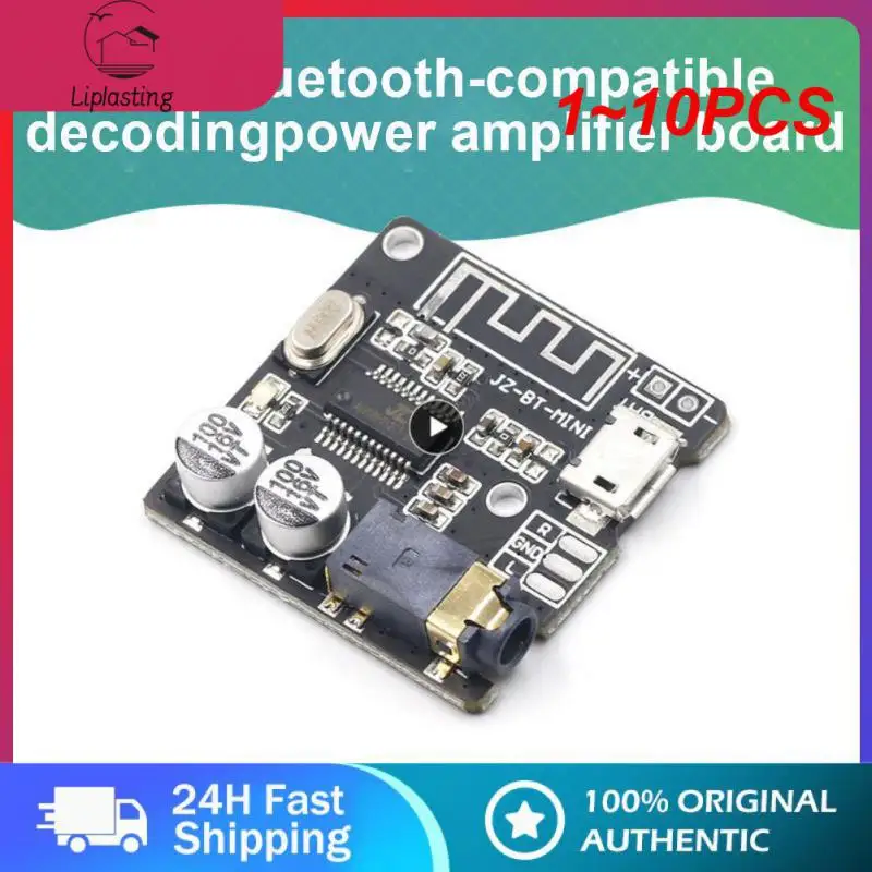 

1 ~ 10 шт., плата аудиоресивера 5,0, беспроводная стереомузыкальная плата 3,7-5 В, XY-BT-Mini