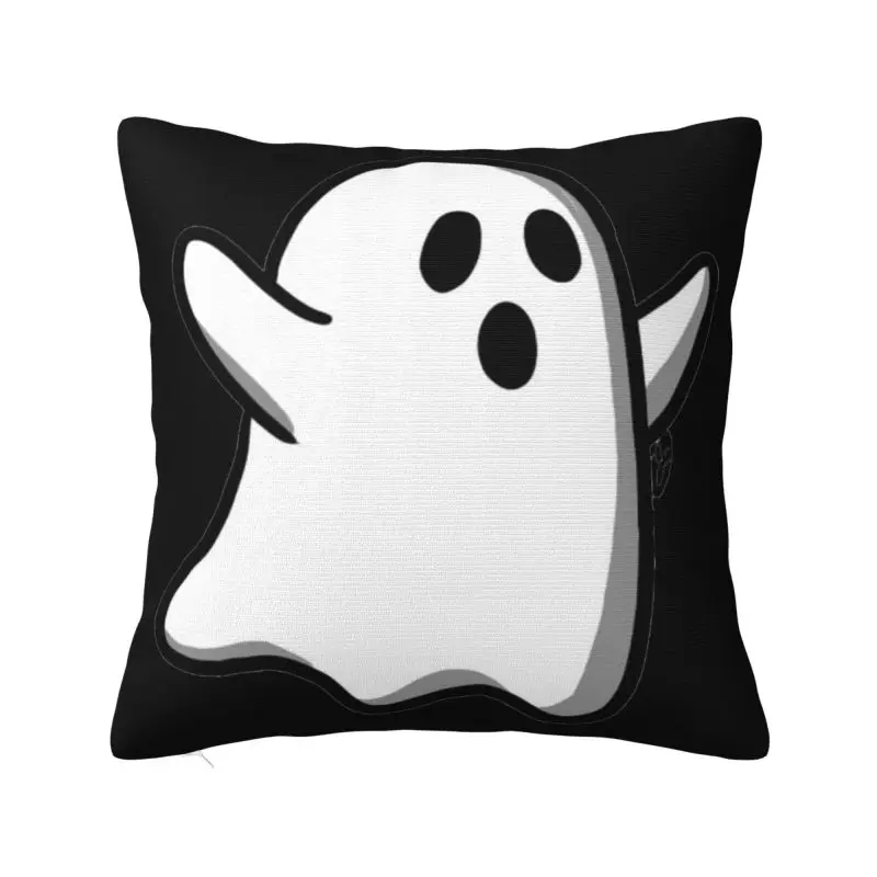 

Halloween Cute Spooky Ghost Cushion Covers Sofa Living Room Square Throw Pillow Cover 40x40cm