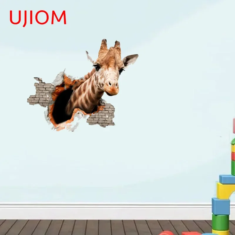 Наклейки на стену в виде жирафа 13X11 3 СМ