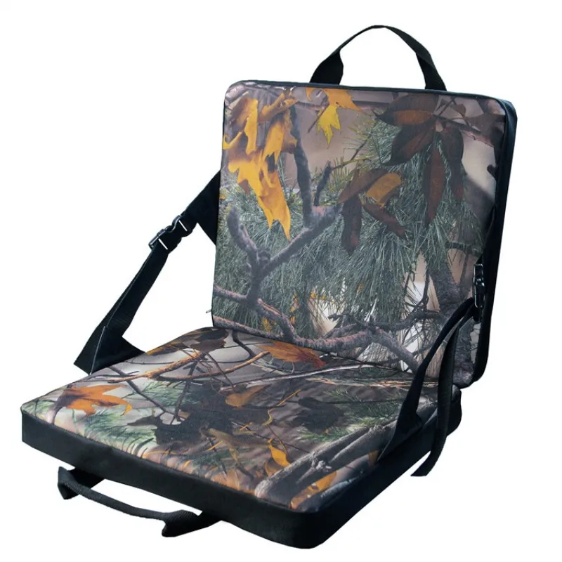 

Хлопковая Толстая Подушка для кемпинга на открытом воздухе, камуфляжная подушка для стадиона, складная подушка с защитой от влаги на спине