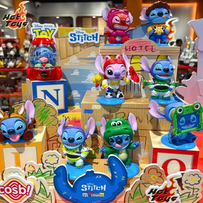 Фото Коллекционная мини-фигурка Hot Toys Disney Stitch Cosbi Fan-Cination в закрытой упаковке: изысканный дизайн, модный коллекционный подарок №1