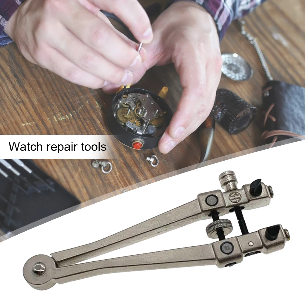 Watch Repair Kit Watch Back Case Opener Cover Remover Steel Screw Wrench Watchmaker Open Battery Change Tool Watch Accessories images - 6