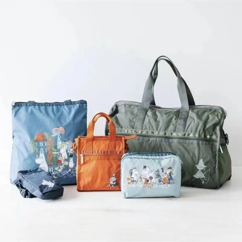 

Anime Cute Moomin Series Women Bag Cartoon Women Leisure Travel Bag Girls Fashion Canvas Handbag Diagonal Shoulder Bag Tote Bag