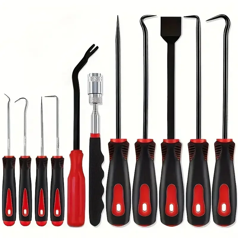 precision pick hook set with scraper 4 pcs 11 pcs automotive electronics maintenance tools high quality material non slip design details 1