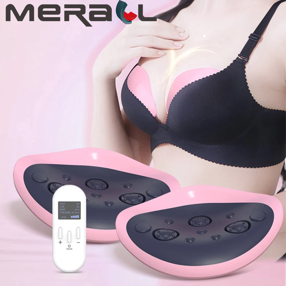 

EMS Графеновый инструмент для красоты груди беспроводной разминающий Уход Электрический с постоянной температурой Массажер для улучшения г...