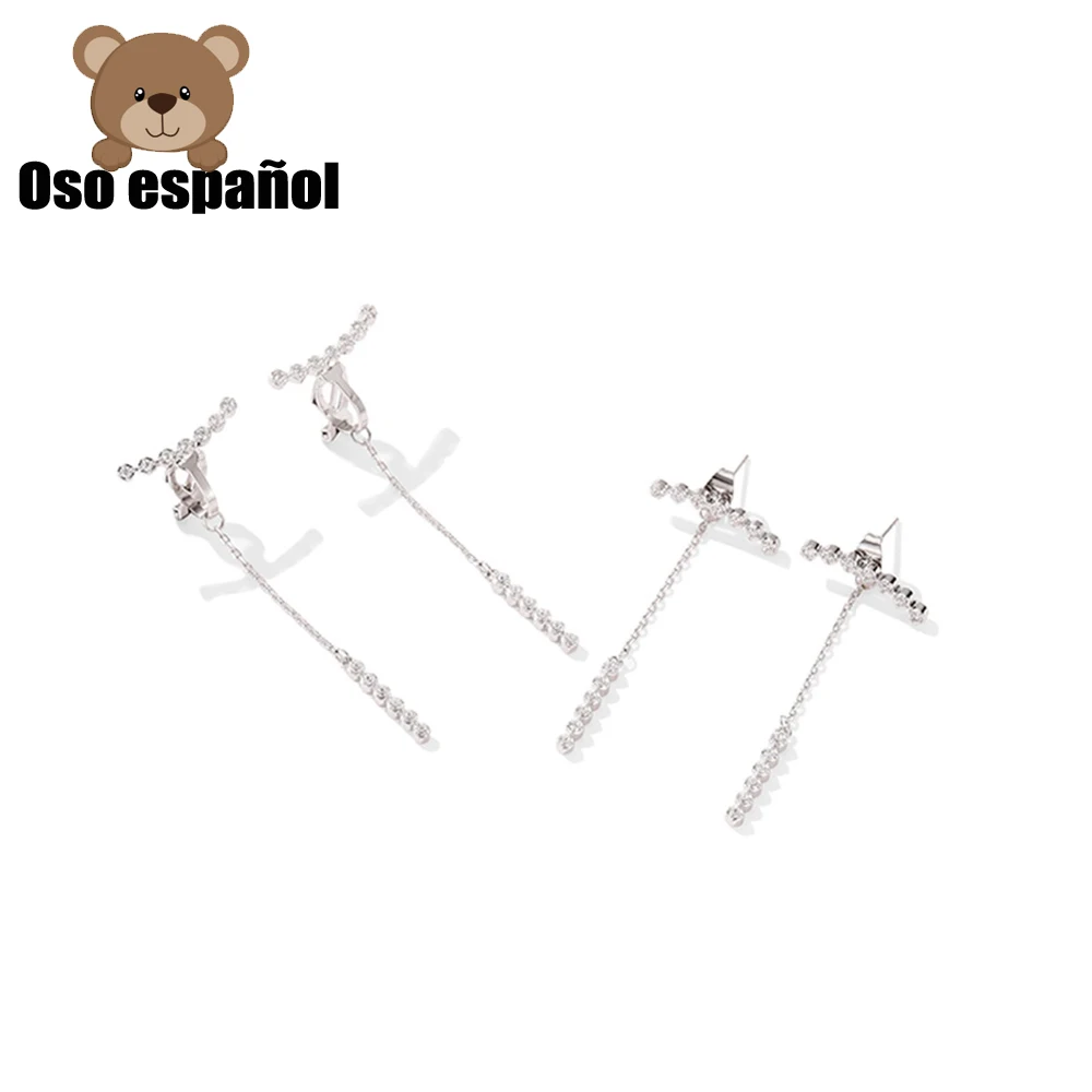 

Женские серьги из серебра 925 пробы, с медведем