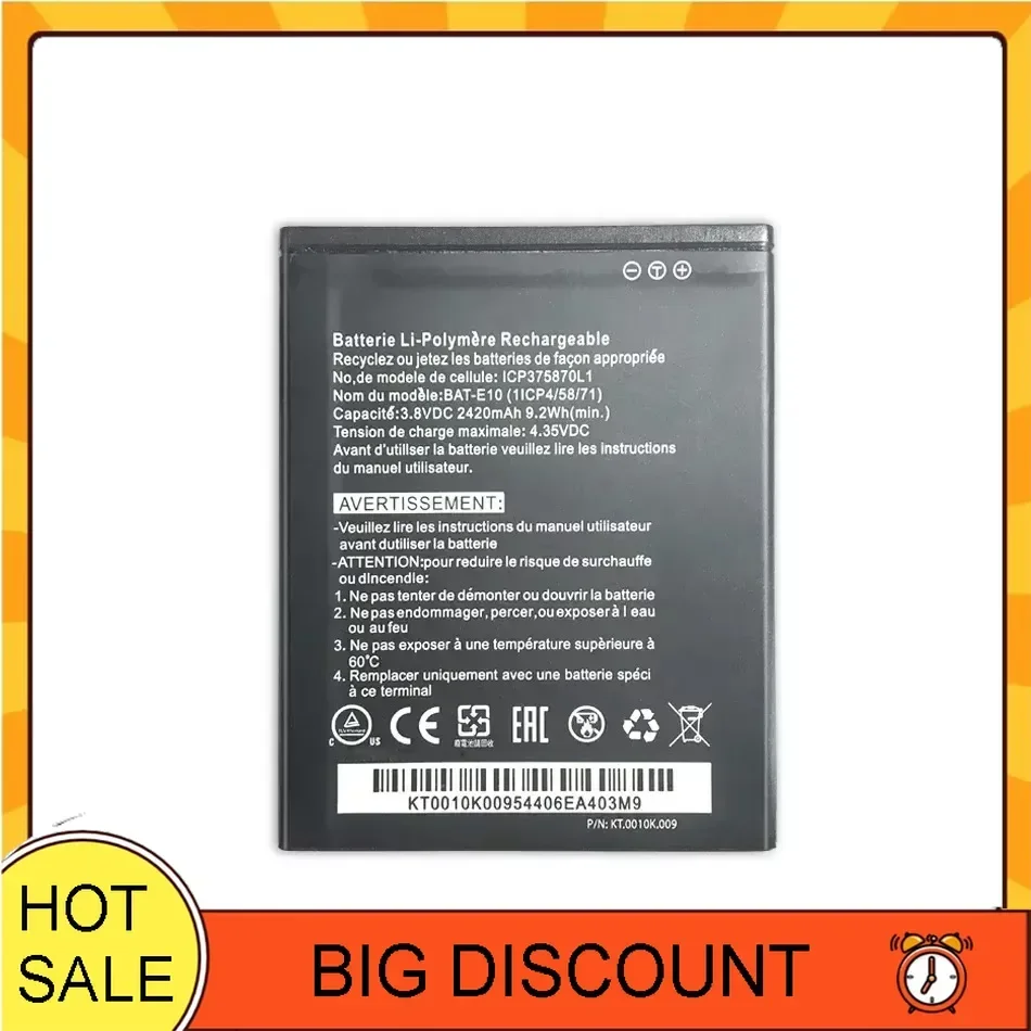 Аккумуляторы BAT-E10 для Acer Liquid Z530 LTE T02 Z530S BAT E10 (1ICP4/58/71) ICP 9375870 Аккумулятор мобильного