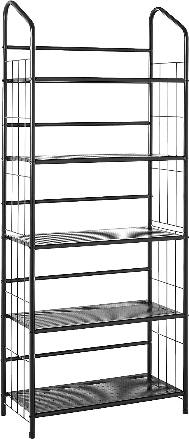 

R597-5 Five Tier Metal Book ,Black