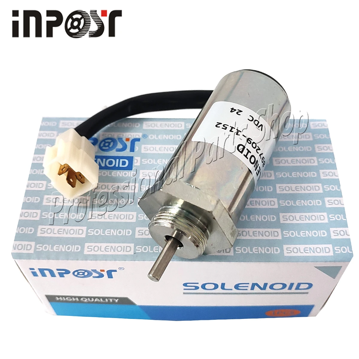 24В 897209 -1152 Соленоид остановки топлива для двигателя Isuzu 4LE1 4LE2 Hitachi EX55 МВ2-40