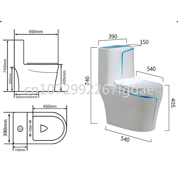 Керамический роскошный современный дизайн для ванной комнаты настенный туалет
