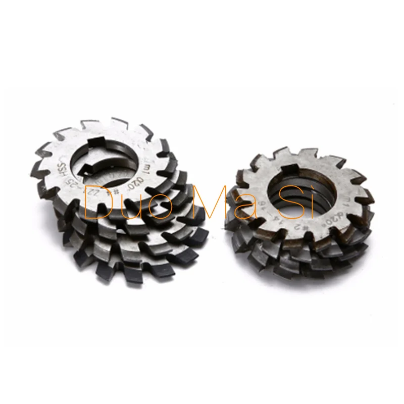 

DUOMASI Фреза для обработки шестерен M0.5-M10 PA20 HSS NO.1-NO.8