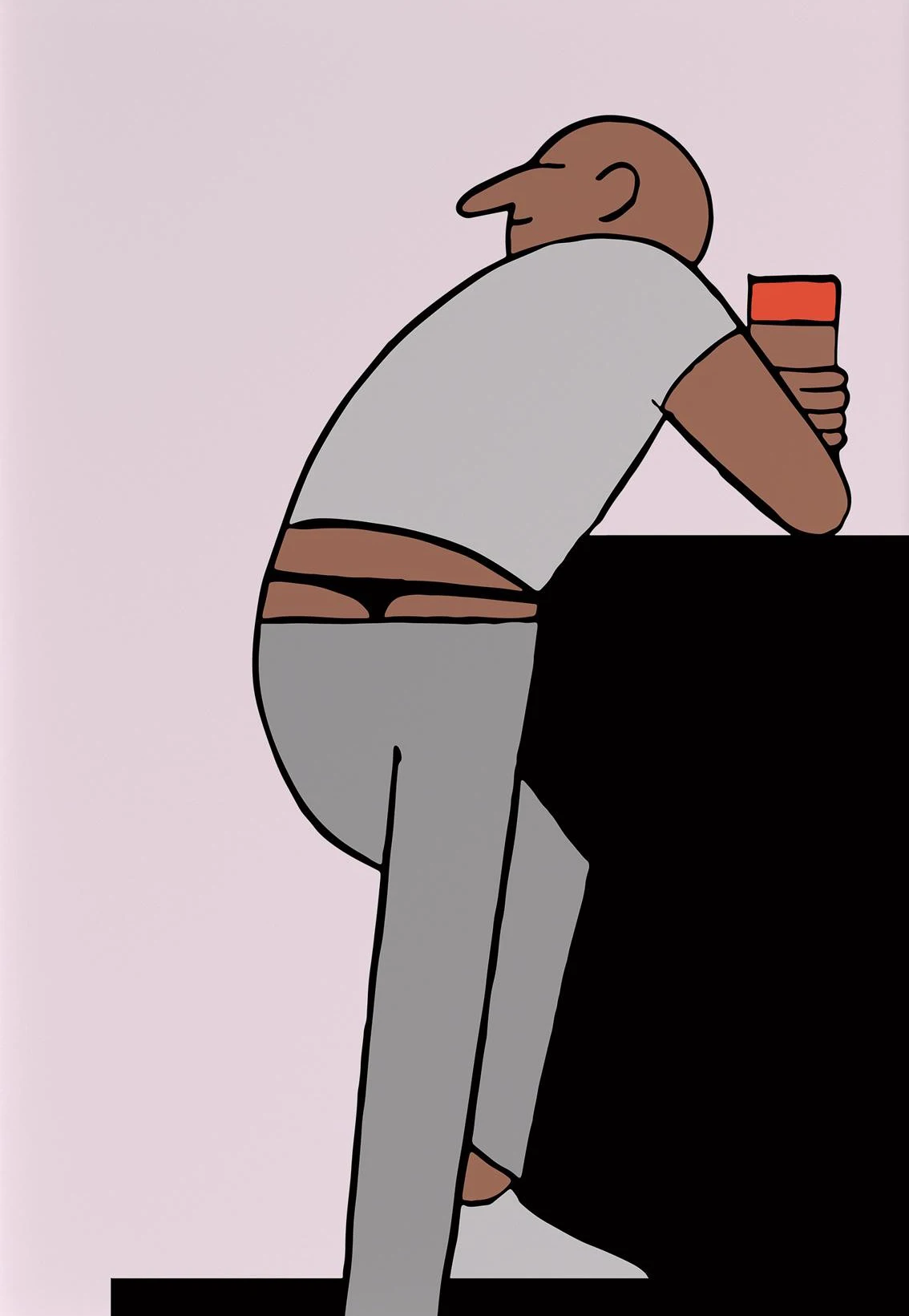 

Печать на холсте "Cartoon Jean Jullien Abstract"